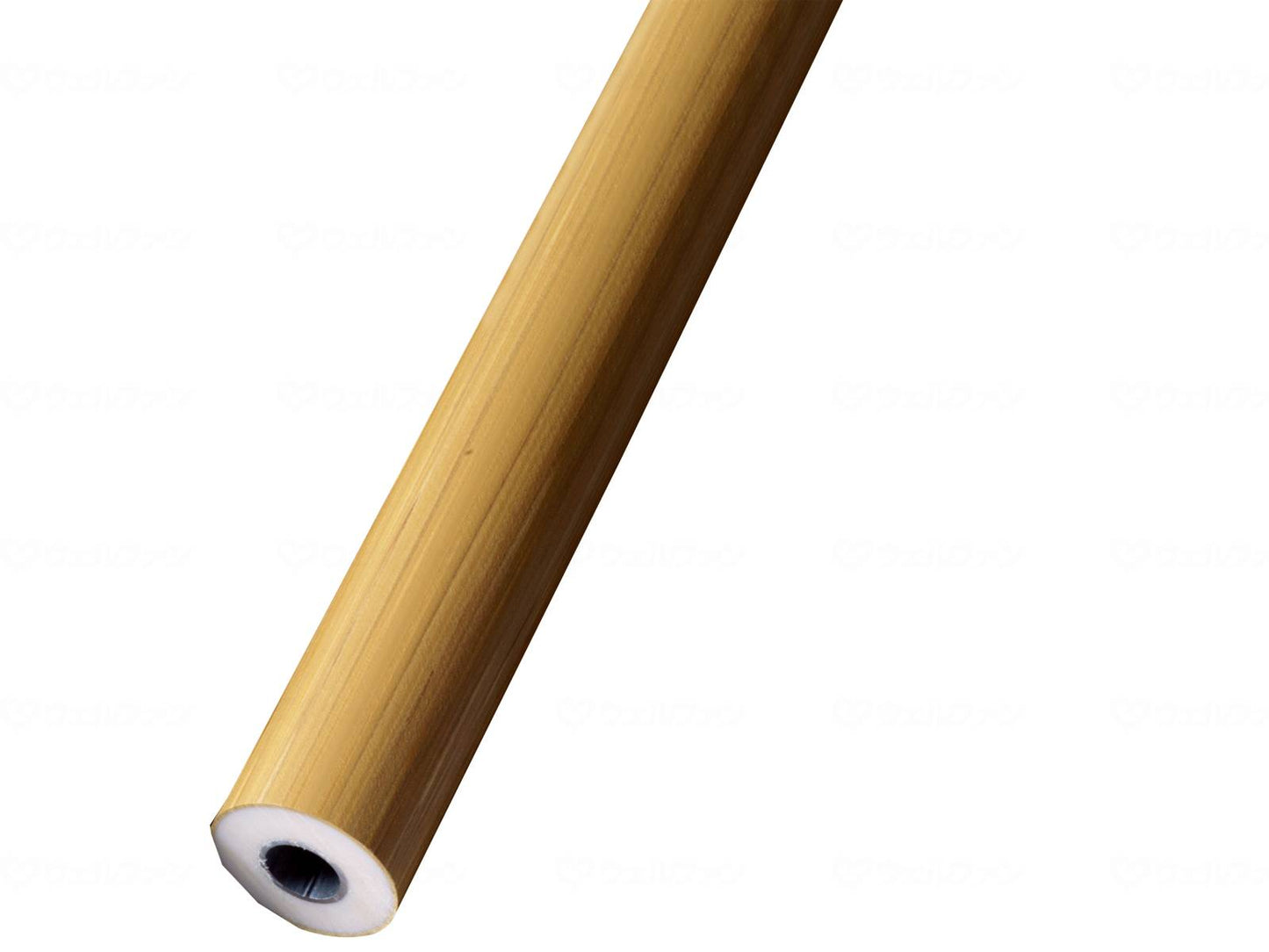 Matsuroku BAUHAUS Free R Rail Handrail Bar Natural Wood Grain 2m