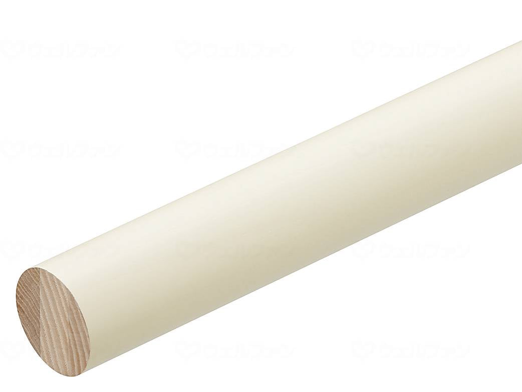 Matsuroku φ35 Ash Round Bar White 4m