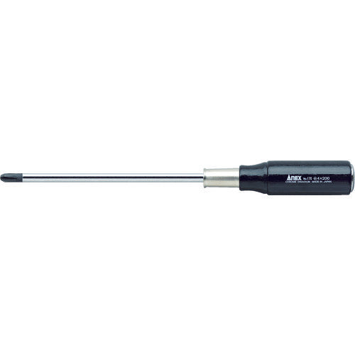 Annex Wooden Handle Penetrating Driver, Heavy Duty, +4 x 200, 170-4-200, 1 Piece