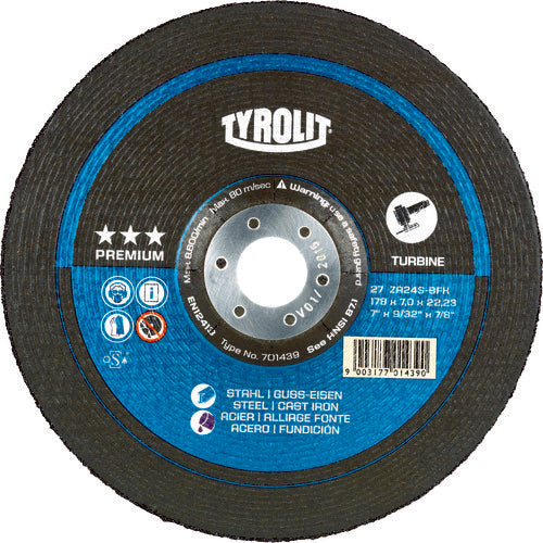 TYROLIT オフセット砥石 T−Grind 125mm #24 701518 1 枚