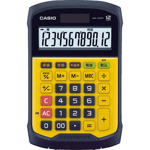 Casio Waterproof Calculator WM-320MT-N 1 unit