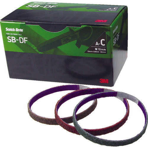 3M Scotch-Brite High Durability Nonwoven Belt 10 x 330 mm #120 equivalent SB AC10 20 pieces