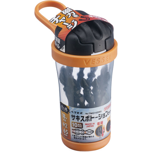 VESSEL Bit Mug Bottle Sakisbo Torsion Bit No. TMG142065 (+2 x 65 10 pieces) TMG142065 1 S