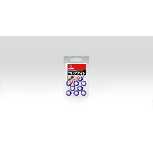 아사다 플레어 피팅 누설 방지 패킹 "플레어 타이트" 1/2 (10 개입) FT0812 1 봉지