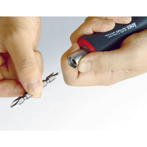 アネックス ビット用アタッチメント ソケット用 強靭L型アダプター 1/2 ヘッド幅62mm 全長185mm AKL-604 1 個