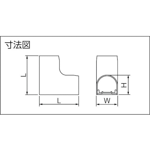 因幡電工 立面インコーナー90° JCI-13F 1 個