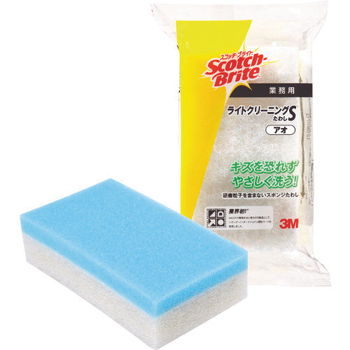 3M 스카치 브라이트 라이트 클리닝 타와시 S 청