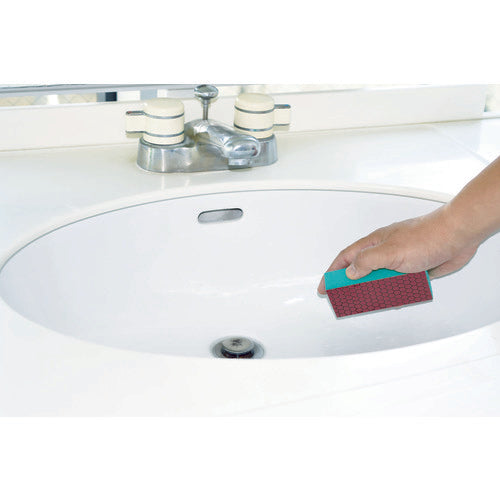 TRUSCO トイレ・陶器シンククリーナーパッド 50mm×100mm TTCP-5010 1 個