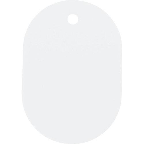 TRUSCO Large Oval Bills 60 x 40 mm 5 Pieces White THFL-W 1 PK