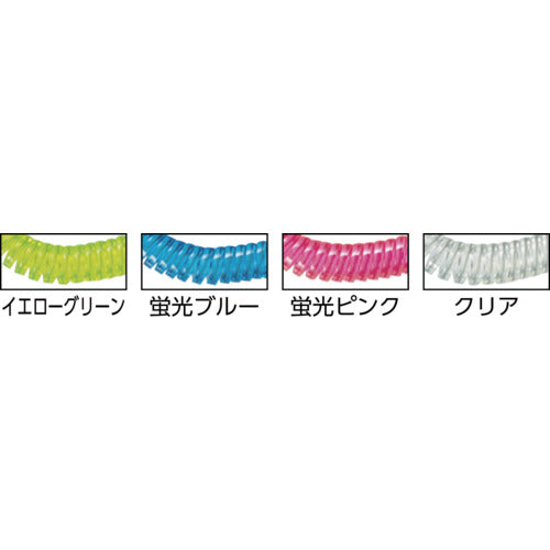 TOP 슬림 사각형 코일 세이프티 코드 Hiscare 블랙 최대 길이 1250/자연 길이 330mm SFC-212SBK 1개