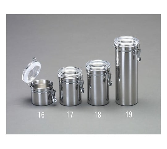 φ105x 85mm/0.45L Airtight Container (Stainless Steel) EA508AR-16 1pc
