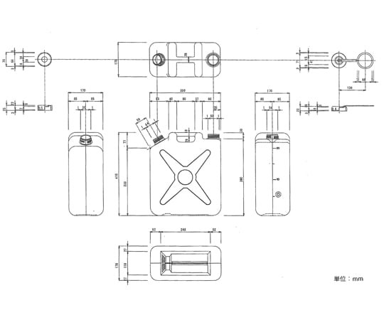 20L 폴리탱크 EA508AT-120 1개