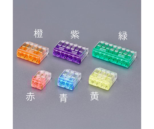 5극 삽입형 전선 커넥터(50개) EA538PD-5 1상자