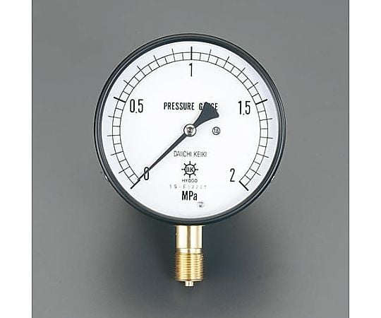 G 3/8"/ 75mm/0-0.6MPa Pressure Gauge EA729DE-6 1pc