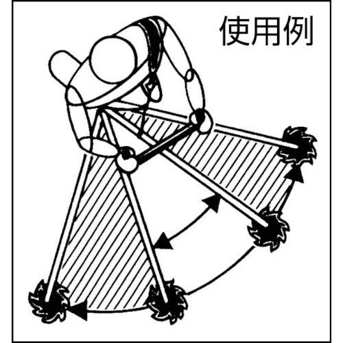 TRUSCO Vibration Absorbing Band for Brushcutter, Red, KVB-R, 1 Piece