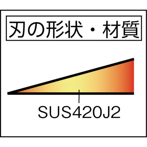 金象 草取・草削り鎌 ステン 片手ねじり鎌 全長340mm 150578 1 丁