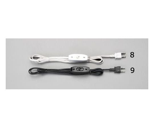 AC125V/ 7A 中間スイッチ(2mコード付/黒) EA940CB-9 1個