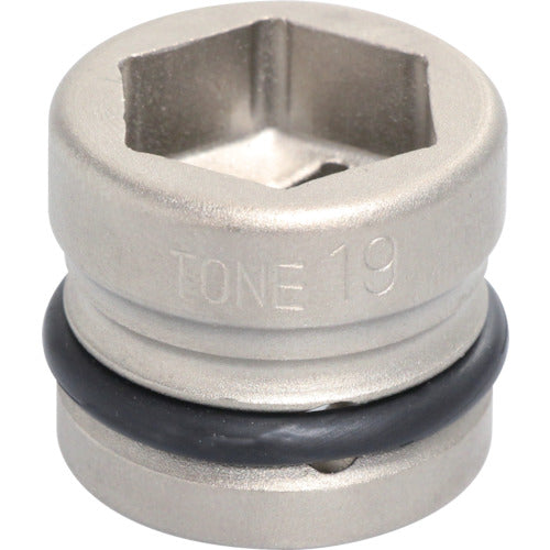 TONE 임팩트용 쇼트 소켓 19mm 4NV-19SS 1개