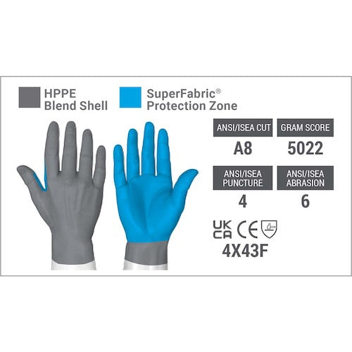 HEX ARMOR Cut-Resistant Gloves Level 6 Series 9013 L 754176 1 pair