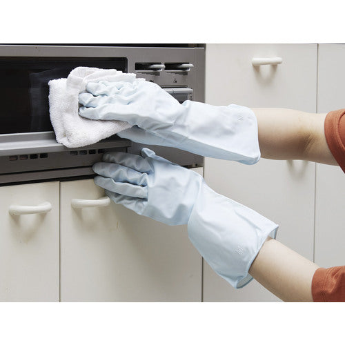 비니스터 염화 비닐 장갑 트와로브 펄 토끼 손 블루 L 764-L 1 쌍