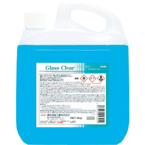 Linda Glass Cleaner Glass Clear Capacity 4L AZ03 1 piece