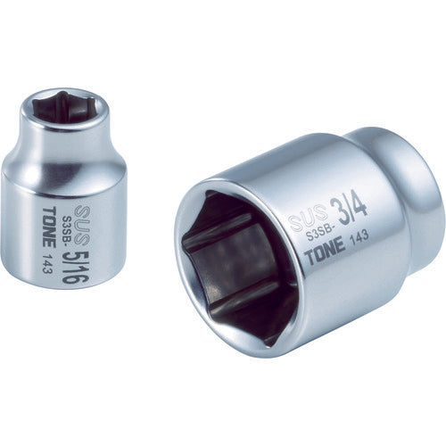 TONE SUSソケット 1/4インチ S3SB-08 1 個
