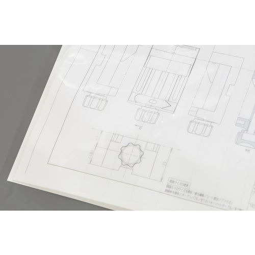 TRUSCO ファスナー付図面ケース A1 0.1mm厚 ZMC-A1 1 枚