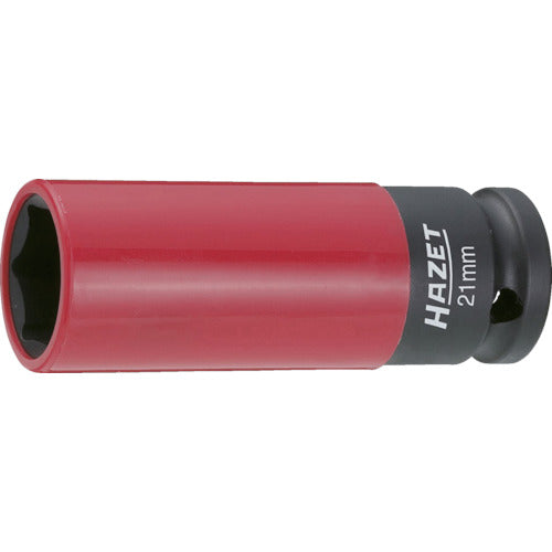 HAZET 임팩트용 롱 휠 너트 소켓 렌치(6각·12.7mm) 903SLG-21 1개