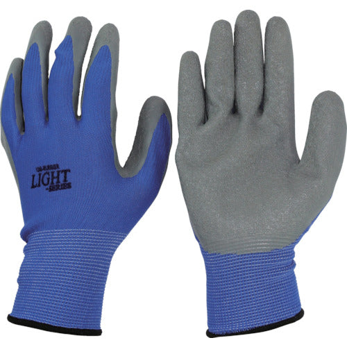 Otafuku 13G Natural Rubber Backless Gloves Blue L A-371-BL-L 1 pair