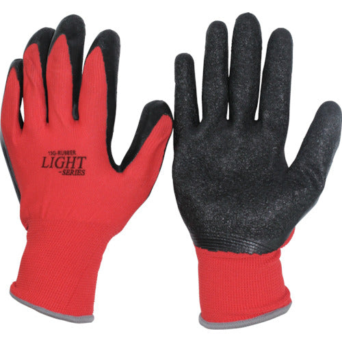 Otafuku 13G Natural Rubber Backless Gloves Red LL A-371-RD-LL 1 pair