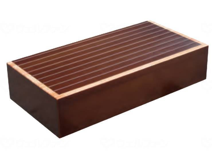 シモヤマツートン「踏みはずしま線」既製品 ダークオーク 600×300×120~150