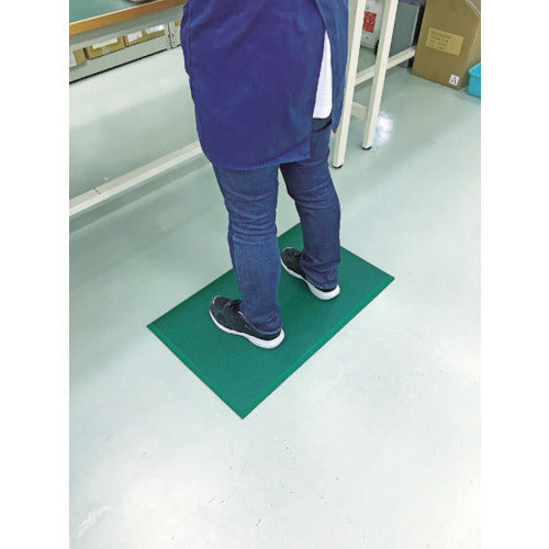CAR−BOY 足腰マット 穴なし Sサイズ グリーン AM01GR 1 枚