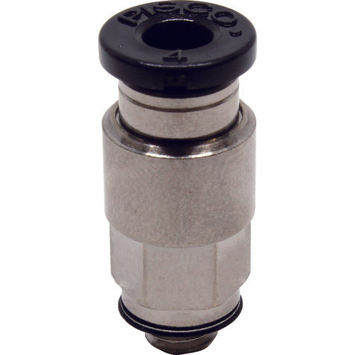 PISCO 튜브 피팅 스트레이트 적합 외경 4mm 접속 구경 M5×0.8 PC4-M50 1개