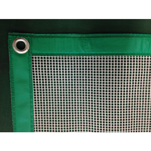 Green Cross Mesh Banner MO-1 Never let fall accidents happen 1148020201 1 sheet