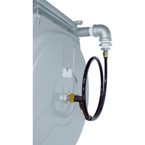 Nippei 1/4 air reel primary connection hose (80cm with metal fittings on both ends) FT-1 1 piece
