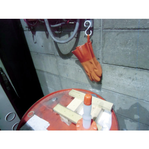 TRUSCO PVC gloves with hook, medium size, TGL-650-M, 1 pair