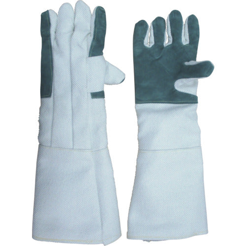 Newtex Heat Resistant Gloves Zetex Leather Palm Gloves 58cm 2100199 1 pair