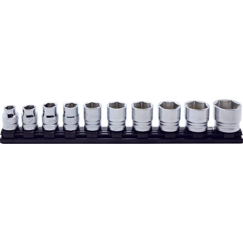 Ko-ken 12.7mm 삽입 Z-EAL6각 소켓 레일 세트 10개 세트 RS4400MZ/10 1개