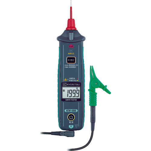 KYORITSU 4300 Simple Earth Tester (2-pole method) KEW4300 1 unit