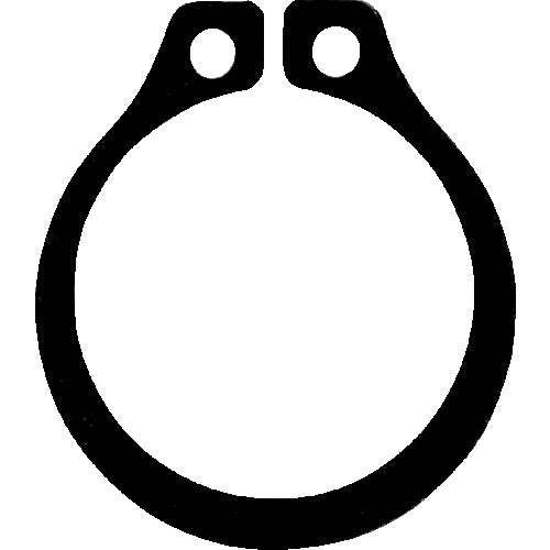 EBI Snap Ring Pliers for Shafts, Straight Jaws, Total Length 242mm, OS230, 1 Pcs