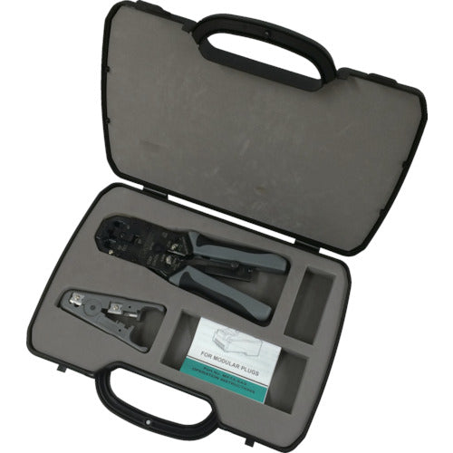 PANDUIT Modular Plug Crimping Tool Multi-Type Case Kit MPT5E-KIT 1 S
