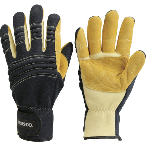 TRUSCO 【매진 폐번】 내절 창갑 장갑 방재 구조 사양 S 네이비 TRF-121S-NV 1 쌍