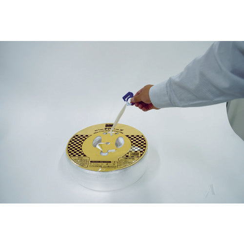 TRUSCO PPテープ 幅100mmX長さ1000m 白 メンコ付 TPPD-100W 1 巻