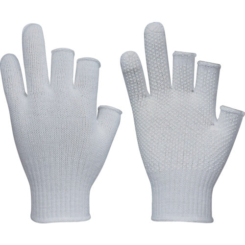 Fukutoku Stretchable Anti-Slip Gloves W Dot White Free Size 78 1 Pair