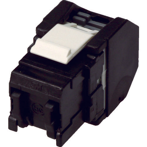 코닝 RJ45 모듈러 잭 툴리스 타입 Cat5e 블랙 VOL-OCK5E-U-BK 1개