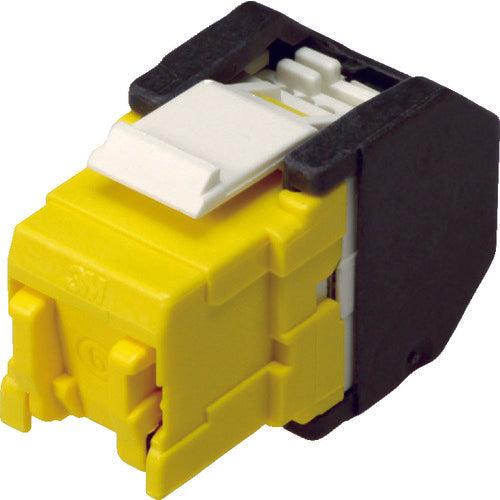 Corning Cat6 RJ45 Modular Jack Tool-less Type Yellow VOL-OCK6-UY 1 pc