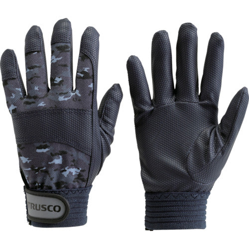 TRUSCO PU Camouflage Gloves Blue M TPU-CMB-M 1 Twin