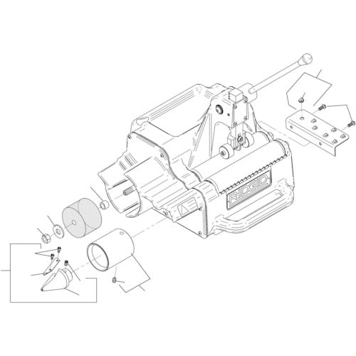 RIDGID 高速管端処理機用パーツ リーマー ブレード F/122J−S 94692 1 PK