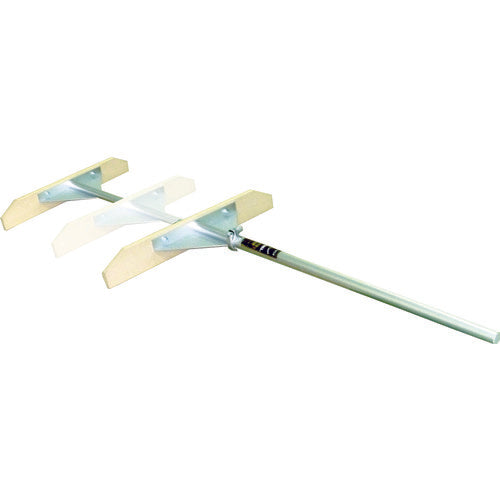 トンボ アルミ柄替刃式伸縮レーキ 先幅600mm ASR600 1 本