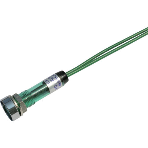 Sakazume LED indicator light DA-8FL-2 (AC/DC 100V connection) Φ8 Green DA-8FL-2-AC/DC100V-G 1 piece